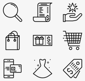 Shopping - Customer Service Line Icon #1179532