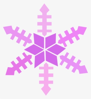 Purple Snowflake Clip Art At Clker - Winter Snowflake Embroidery Design #1179601