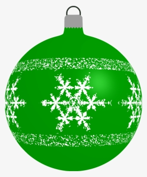 Vector Graphics, - Christmas Single Balls Ornaments Png Green #1179738