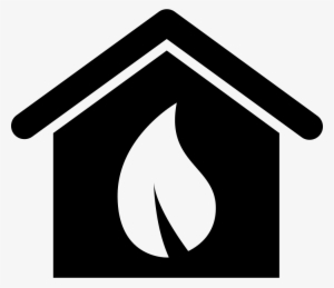 Ecologic House Building With Leaf Symbol Comments - Home Loans Logo #1180344