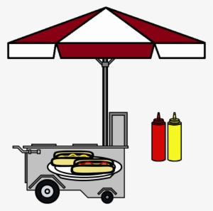 Clipart Free Stock Hot Dog Stand Clipart - Hot Dog Stand Art #1180498