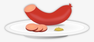 Free Hot Dog Clipart, - ไส้กรอก #1180608