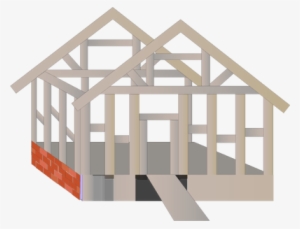 Ian Symbol Construction House Frame - Building A House Png #1180718