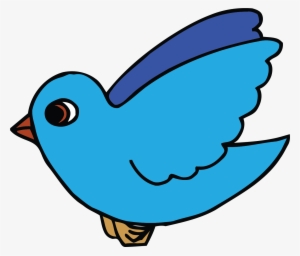 Sky Blue Bird Clipart Png - Free Bird Cartoon Clipart #1180867