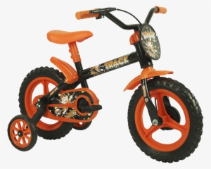 Arco Iris Laranja E Preto Ok - Bicicleta Track Aro 12 #1181028