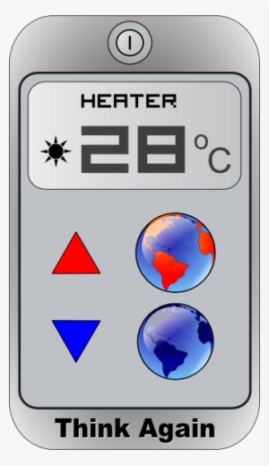 Free Vector Think Again Heater Clip Art - Heater Clipart Png #1181129