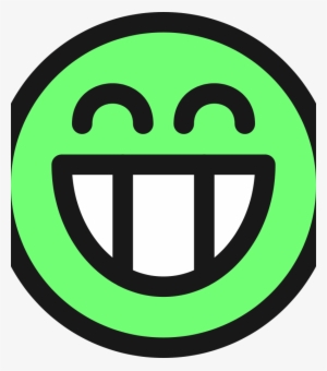 How To Set Use Flat Grin Smiley Svg Vector #1181707