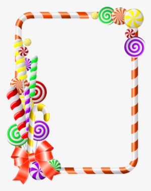 Candyland Border Png Image Library Stock - Candy Crush Photo Frame #1181751