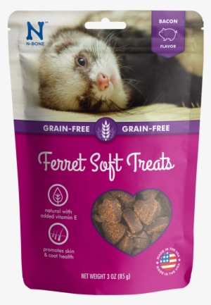 N-bone® Ferret Soft Treats In Bacon - N-bone 67520142 3 Oz Soft Ferret Bacon Treats #1184065