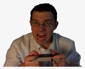 Angry Video Game Nerd James Rolfe Top Gun Chin Forehead - Angry Video Game Nerd Png #1184066
