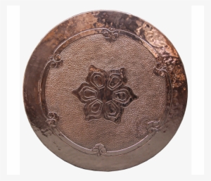 Patterned Copper Table Top - Table #1184221