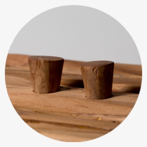 Table Top Smoker Through Hole For Probe Meat Thermometer - Plywood #1184434