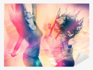 Arty Picture Of Dancing Girls / Disco Disco 07 Sticker - Roth Schülerkalender Fußball, 2016/2017 #1184741