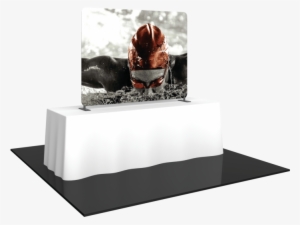 Formulate Essential Tabletop Straight Fabric Backwall - Textile #1184969