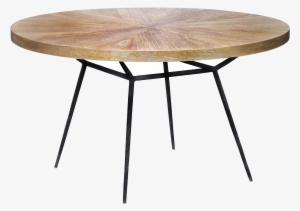 Amazing Frank Dining Table Iron Base Wveneer Wood Top - Oly Studio Frank Dining Table #1185282