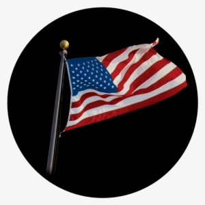 Waving Flag - Apollo Design 0045 U.s. Waving Flag Colourscenic Glass #1185419