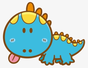 Puppy Clip Art Cartoon Hand Painted Cute - Cute Dinosaur Clip Art #1185594