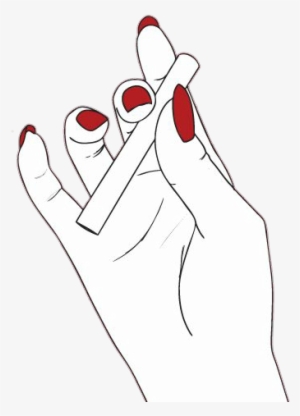 Tumblr Hands Cigarettes Red - Cigarettes #1185715