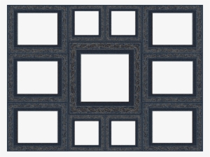 Collage Frame Transparent Clipart Collage Picture Frames - Picture Frame #1185827