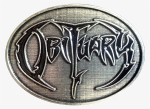 Diecast Belt Buckle - Obituary Пряжка #1185918