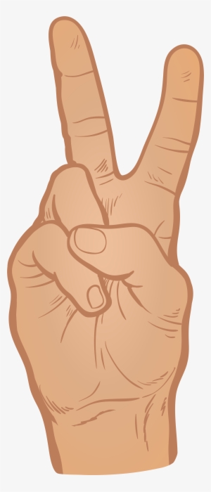 Hand Victory Sign Png #1185921