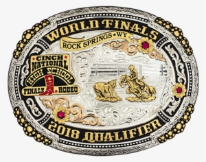 Nhsfr High School Finals Rodeo Qualifier Buckle - Rodeo #1185991