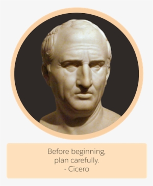 A Bust Of The Greek Philosopher Cicero - Marcus Tullius Cicero #1186377
