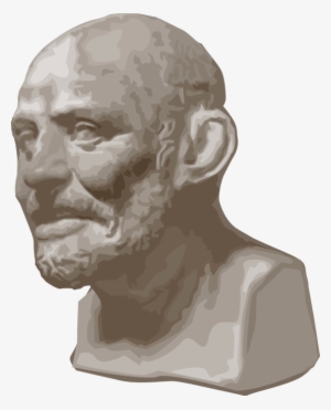 Vector Illustration Of Democritus Ancient Greek Pre-socratic - Democritus Chemistry #1186444