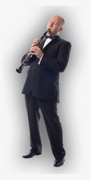 Clarinet Guy 650 - Guy Playing Clarinet Png #1186806