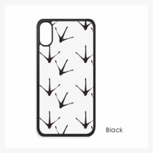Chicken Claw Footprint Silhouette - Mobile Phone Case #1187477