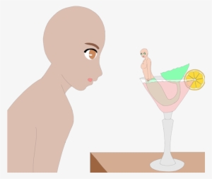 Download Mermaid Clipart Mermaid Clip Art - Wine Glass #1187686