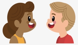 Svg Black And White Library Child Youth Clip Art - Kids Talking Clipart #1187859