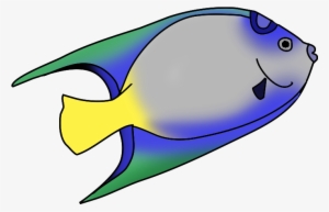 Tropical Fish Clipart Flounder - Fish Clipart Transparent #1187977