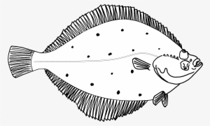Jpg Royalty Free Collection Of High Quality Free Key - Plaice Fish Drawing #1188681