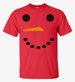 Snowman Face Ultra Cotton T-shirt - Shirt #1189324