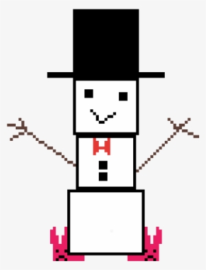 Derp Snowman Wit Da Bunny Slippers - Illustration #1189370