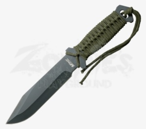 Black Steel Combat Knife - Knife #1189456
