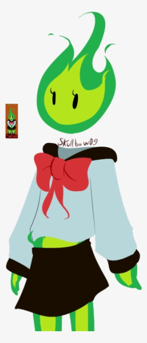 #undertale Green Fire Girl - Undertale Fire Girl #1189711