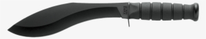 Ka-bar 1280 Combat Fixed 1095 Carbon Kukri Blade Kraton - Kbar Knives #1189935