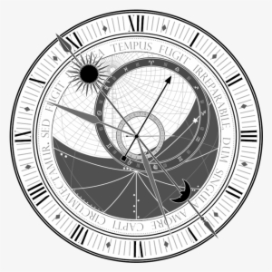 Clock Vector Steampunk - Prague Astronomical Clock Tattoo #1190075