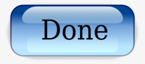 Small - Transparent Done Word #1190217