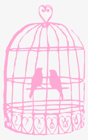 Pink Bird Cage Png #1190462