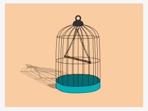 Cage Drawing Clipart Drawing Birdcage Clip Art - حرف القاف قفص #1190636