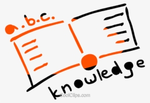 Open Book With Knowledge Message Royalty Free Vector #1190637