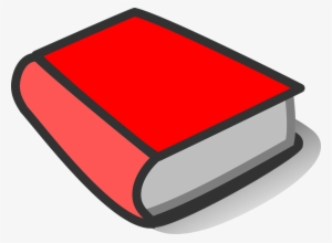 Blank Open Book Clip Art - Red Book Clipart #1190860
