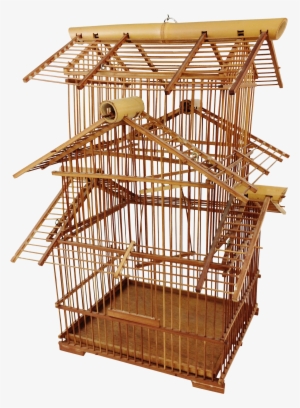 Vintage Bamboo Wood - Birdcage #1190975