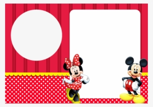 Convite Minnie Png Clipart Minnie Mouse Mickey Mouse - Convites Da Minnie E Mickey #1191084