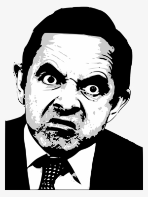 Rowan Atkinson - Mr Bean Stencil #1193529