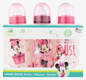 First Years Disney Slim Bottles Minnie 3 Count #1193531