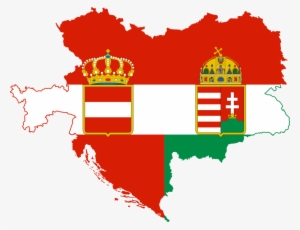 Altogether, The Absence Of Austria-hungary Helped Pave - Austrian Empire Flag Map #1193935